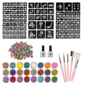 

bHome Sada tetování Glitter 24 ks
