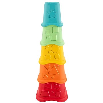 

CHICCO Pohárky stohovací barevné Eco + 6 m+