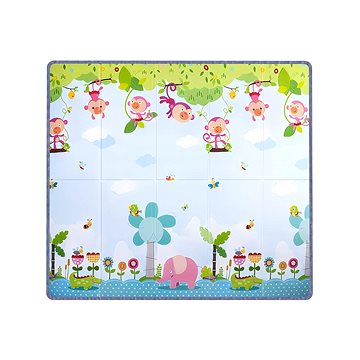 

iMex Toys Skládací oboustranná podložka Jungle 200 × 180 × 1,5 cm