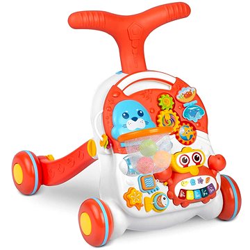 

Ricokids Vzdělávací kočárek 2 v 1 RK-810 bílý a červený