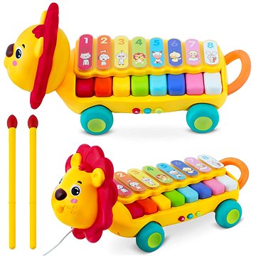 

Ricokids Vzdělávací hračka cimbál, xylofon Lion RK-740