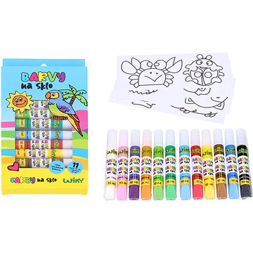 

Wiky Barvy na sklo 11+1 10 ml
