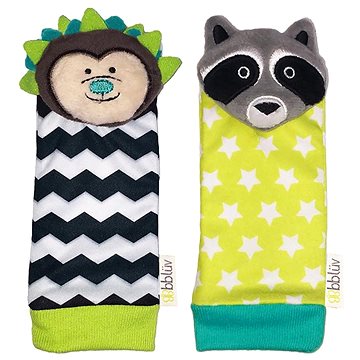 

BBLÜV Chrastící ponožky Düo Hedgehog / Racoon