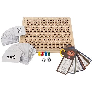 

Kruzzel 24639 Dřevěná montessori výuka násobilky