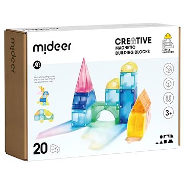 

Mideer Magnetická stavebnice, kostky 20 ks