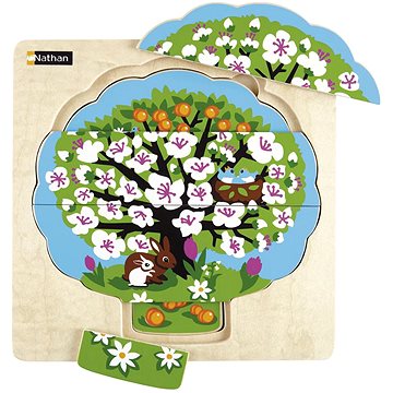 

Nathan Vrstvené puzzle 4 Roční Období