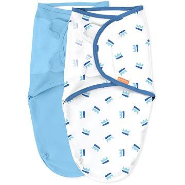 

SwaddleMe Zavinovačka korunka, modrá 2 ks