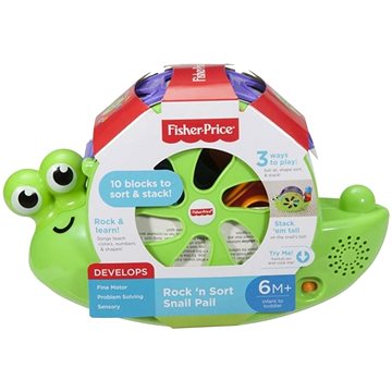

Alum Interaktivní šnek s tvary a stavebními kostkami Fisher-Price
