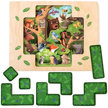 

Vemkel Dřevěná hlavolamová hra Tetris „Kdo koho našel“