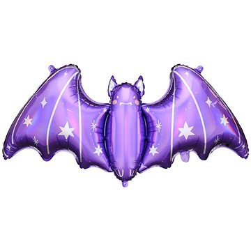 

vybavsenaparty.cz Foliový balonek Netopýr fialový - Halloween