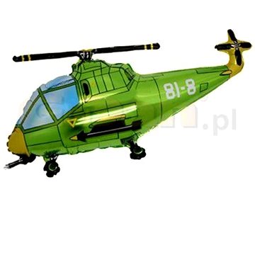 

Balón foliový helikoptéra 60 cm - vrtulník - zelená