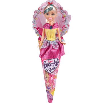 

ALLTOYS Sparkle Girlz Princezna v kornoutku - zelené šaty