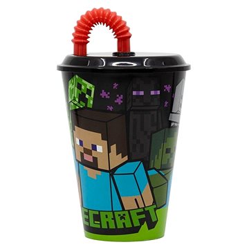 

Kelímek s brčkem 430 ml - Minecraft
