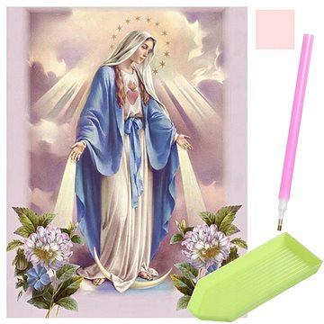 

Mozaiková diamantová výšivka - Panna Maria