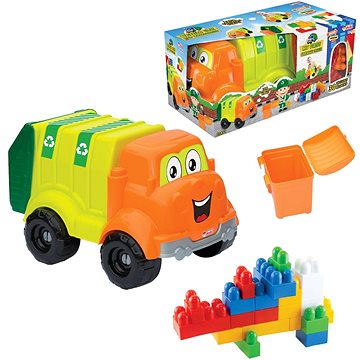 

Popelářské auto s 30 kostkami