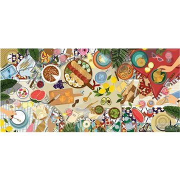 

Gibsons Panoramatické puzzle Piknik snů 636 dílků