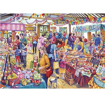 

Gibsons Puzzle Obecní tombola XL 500 dílků
