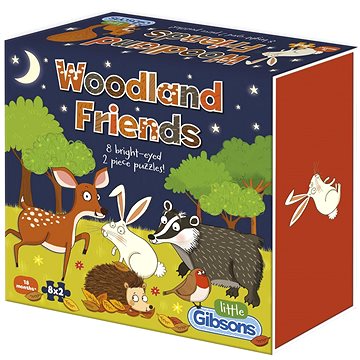 

Gibsons Dětské puzzle Přátelé z lesa 8x2 dílky
