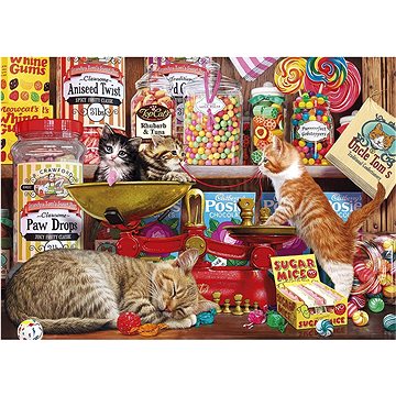 

Gibsons Puzzle Bonbony Tlapičky a cukrové myši 1000 dílků