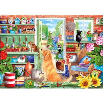 

Gibsons Puzzle Zahradní poličky 1000 dílků