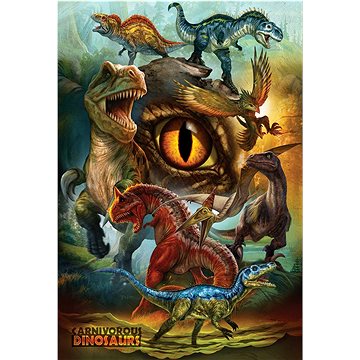 

Eurographics Puzzle Masožraví dinosauři 100 dílků