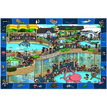 

Eurographics Spot & Find puzzle Bláznivé akvárium 100 dílků
