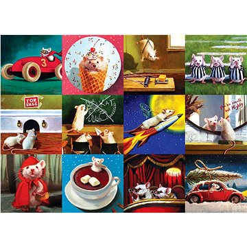 

Eurographics Puzzle Legrační myši 1000 dílků