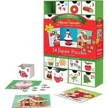 

Eurographics Puzzle Adventní kalendář: Sladké Vánoce 24x50 dílků