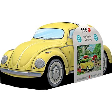 

Eurographics Puzzle v plechové krabičce Volkswagen Brouk v kempu 550 dílků