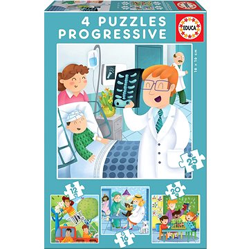

Educa Puzzle Budoucí povolání 4v1 (12,16,20,25 dílků)