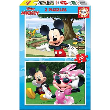 

Educa Puzzle Mickey a přátelé 2x20 dílků
