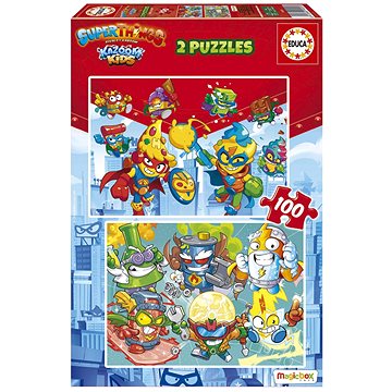 

Educa Puzzle Superthings 2x100 dílků