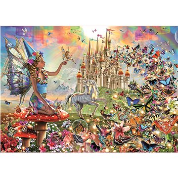 

Educa Puzzle Víla a motýli 500 dílků