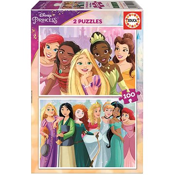 

Educa Puzzle Disney princezny 2x100 dílků