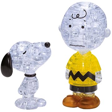 

Hcm Kinzel 3D Crystal puzzle Snoopy a Charlie Brown 77 dílků