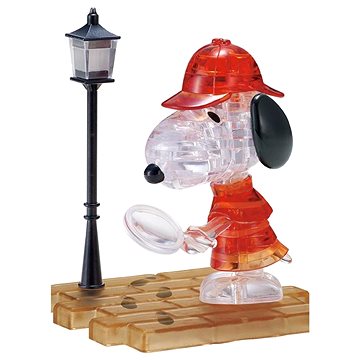 

Hcm Kinzel 3D Crystal puzzle Snoopy detektiv 34 dílků