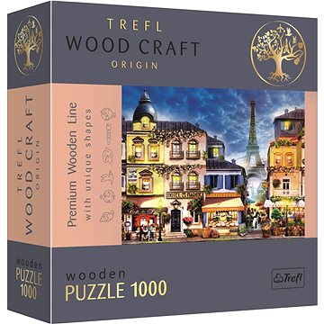 

Trefl Wood Craft Origin puzzle Francouzská ulice 1000 dílků