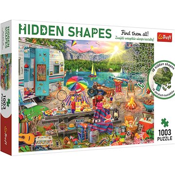 

Trefl Puzzle Hidden Shapes: Výlet obytným autem 1003 dílků