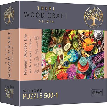 

Trefl Wood Craft Origin puzzle Barevné koktejly 501 dílků