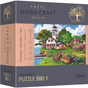 

Trefl Wood Craft Origin puzzle Letní útočiště 501 dílků