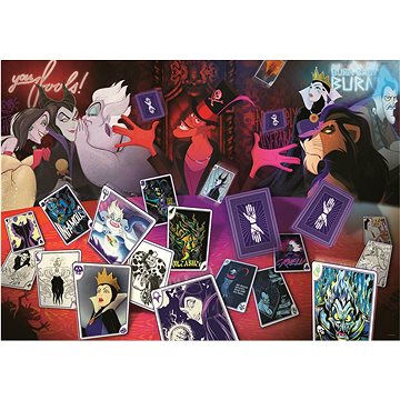 

Trefl Puzzle Disney padouchové: Jen dobré karty 1000 dílků