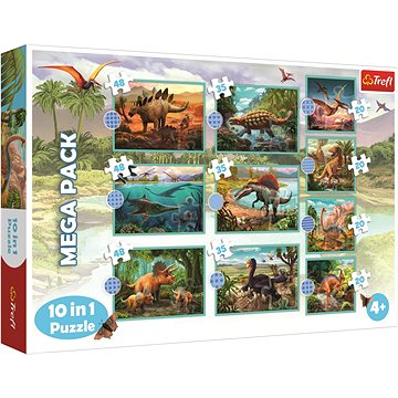 

Trefl Puzzle Dinosauři mega pack 10v1
