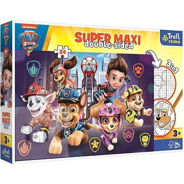 

Trefl Oboustranné puzzle Tlapková patrola: Nová výzva super maxi 24 dílků