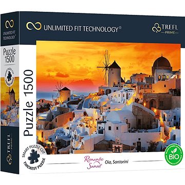 

Trefl Puzzle UFT Romantic Sunset: Oia, Santorini 1500 dílků