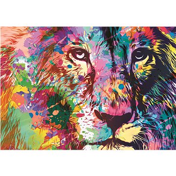 

Trefl Puzzle Barevný lev 1000 dílků