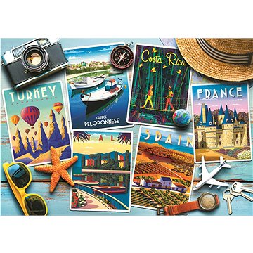

Trefl Puzzle Pohlednice z dovolené 1000 dílků