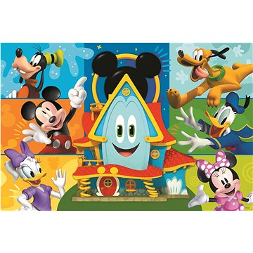 

Trefl Puzzle Mickeyho klubík: Mickey Mouse a kamarádi MAXI 24 dílků