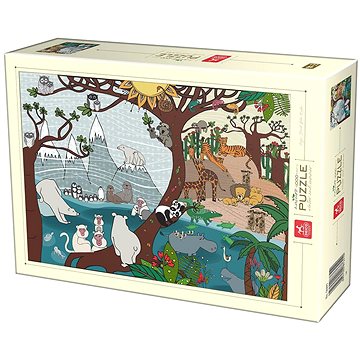 

Deico Puzzle Léto a zima 1000 dílků