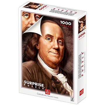 

Deico Surprise puzzle Karikatura Benjamina Franklina 1000 dílků
