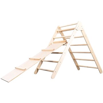 

Montessori dětská prolézačka se skluzavkou Pikler Triangle